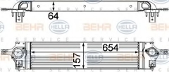 HELLA 8ML 376 746-601 Интеркулер