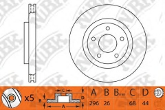 NiBK RN1303 Тормозной диск
