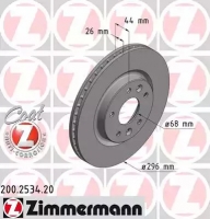 ZIMMERMANN 200.2534.20 Тормозной диск