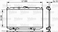 VALEO 734706 Радиатор охлаждения