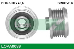 LUCAS ENGINE DRIVE LOPA0086 Механизм свободного хода генератора