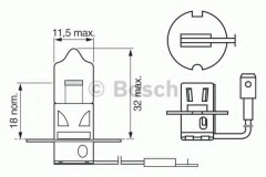 BOSCH 1 987 302 031 Лампа накаливания