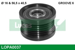 LUCAS ENGINE DRIVE LOPA0037 Шкив генератора