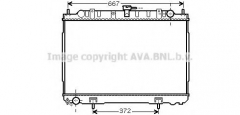 AVA QUALITY COOLING DN2241 Радиатор охлаждения