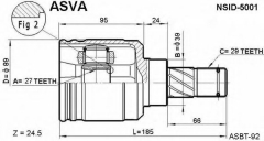 ASVA NSID-5001 ШРУС