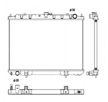 NRF 53450 Радиатор охлаждения