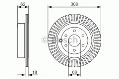 BOSCH 0 986 479 533 Тормозной диск