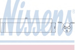 NISSENS 95439 Осушитель кондиционера