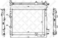STELLOX 10-26586-SX Радиатор охлаждения