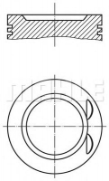 MAHLE ORIGINAL 022 06 01 Поршень