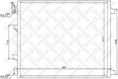 STELLOX 10-45485-SX Конденсатор кондиционера