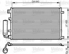 VALEO 814008 Конденсатор кондиционера