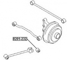 ASVA 0201-232 Рычаг подвески