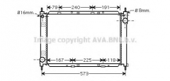 AVA QUALITY COOLING DNA2261 Радиатор охлаждения