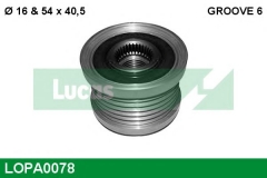 LUCAS ENGINE DRIVE LOPA0078 Шкив генератора