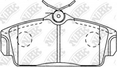 NiBK PN2230 Тормозные колодки 