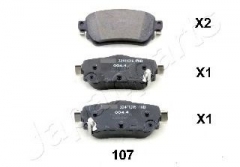 JAPANPARTS PP-107AF Тормозные колодки 