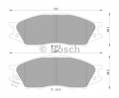 BOSCH 0 986 AB3 062 Тормозные колодки 
