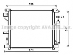 AVA QUALITY COOLING DN5403D Конденсатор, кондиционер