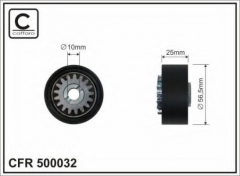 caffaro 500032 Натяжной ролик, поликлиновой  ремень