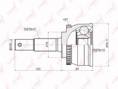 LYNXauto CO-5769A ШРУС