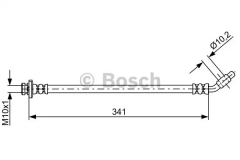 BOSCH 1 987 481 840 Тормозной шланг