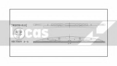 LUCAS ELECTRICAL LLWCS21 Щетка стеклоочистителя