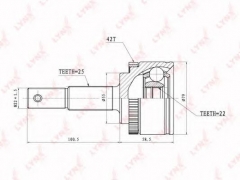 LYNXauto CO-3638A ШРУС
