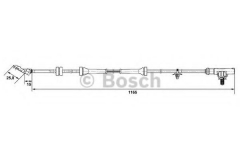 BOSCH 0 265 007 537 Датчик АБС