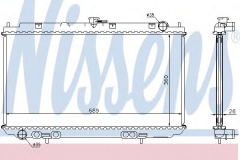 NISSENS 67349A Радиатор охлаждения