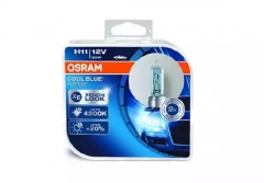 OSRAM 64211CBI-HCB Комплект галогенных ламп 2шт H11 12V 55W PGJ19-2 COOL BLUE INTENSE (На 20% больше света на дороге, цветовая температура 4200K)