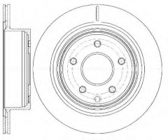 REMSA 6998.10 Тормозной диск