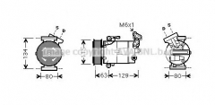 AVA QUALITY COOLING DNK334 Компрессор кондиционера