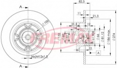 FREMAX BD-6328 Тормозной диск