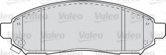 VALEO 598738 Тормозные колодки 