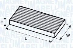 MAGNETI MARELLI 350203064170 Фильтр, воздух во внутренном пространстве