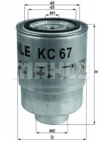 MAHLE ORIGINAL KC 67 Топливный фильтр